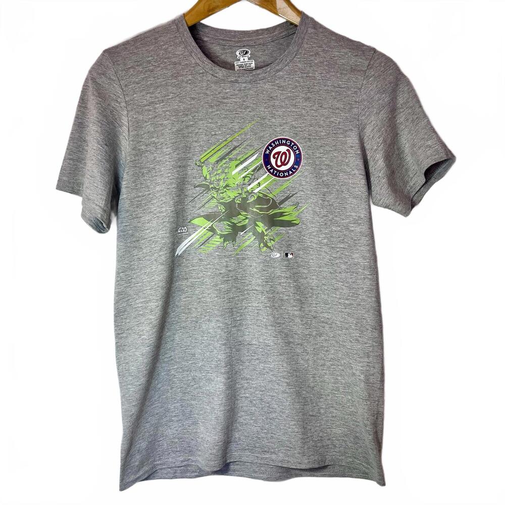 Washington Nationals T Shirt Mens Size Small Yoda Star Wars Cotton